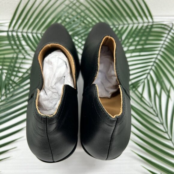 Nisolo Mia Everyday Black Leather Water Resistant Heeled Ankle Bootie 7.5 NWOB - Picture 7 of 12